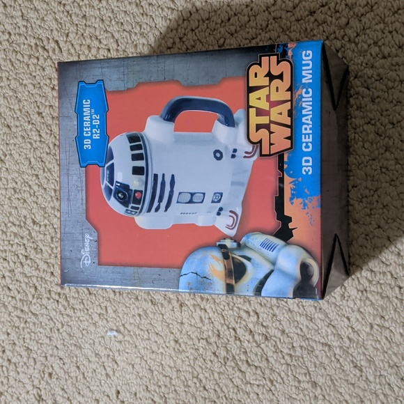 Star Wars Other - Star Wars R2-D2 3D Ceramic Mug - White and Blue